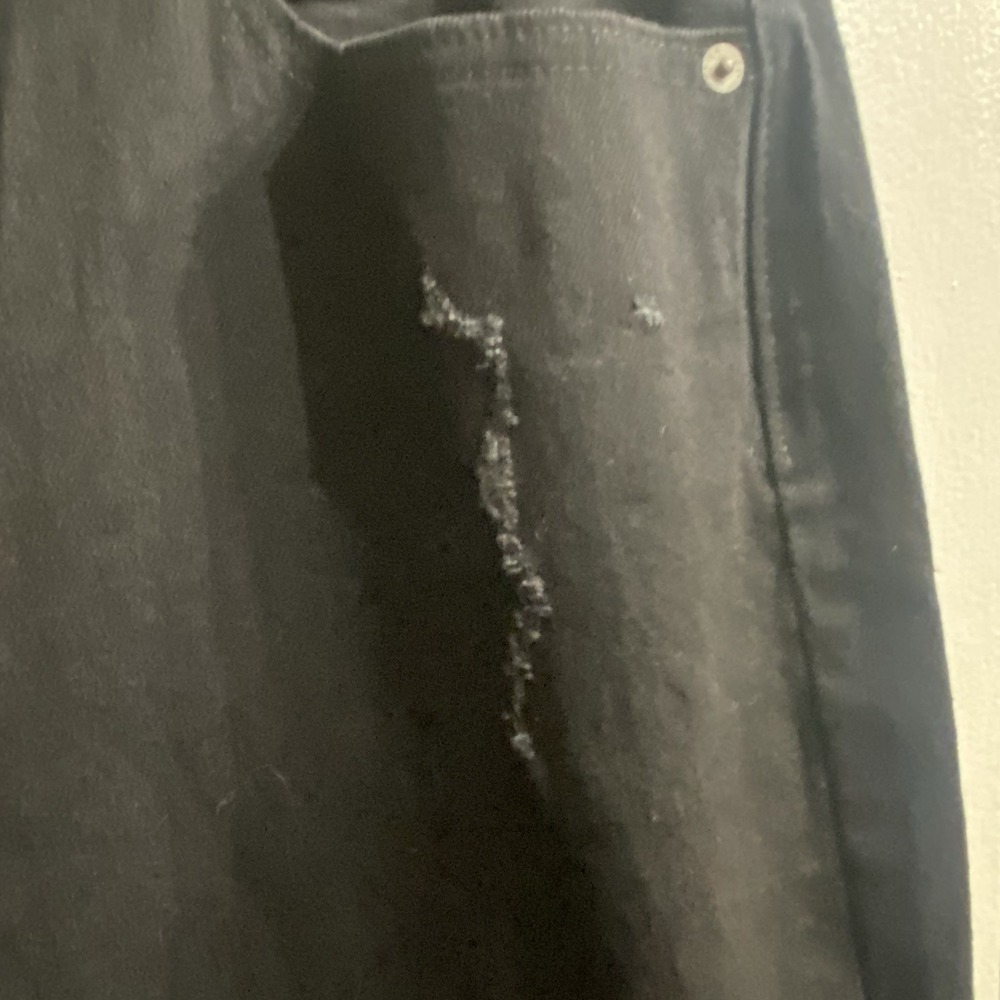 Abercrombie & Fitch Jeans Mens 36x32 Black Athletic Slim Distress American Denim - Picture 7 of 7